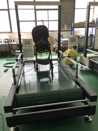 河北新仕嘉公司訂購嬰兒車動態耐用性試驗機_穩定性測試臺_嬰兒車舉起下壓測試機已發貨 河北新仕嘉公司訂購嬰兒車動態耐用性試驗機_穩定性測試臺_嬰兒車舉起下壓測試機已發貨